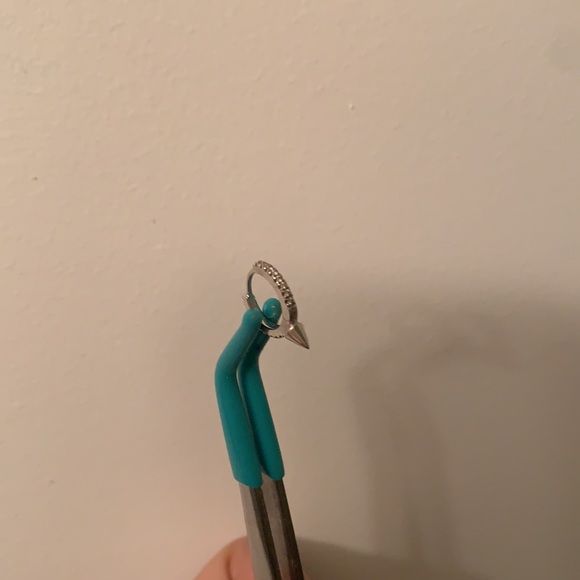 Maria Tash single Diamond white gold earring - Picture 4 of 5